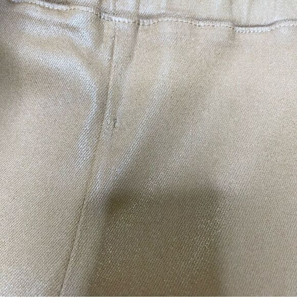 l’agence Rochelle High Rise Nutmeg Coated Pull On Pants L - Picture 7 of 7